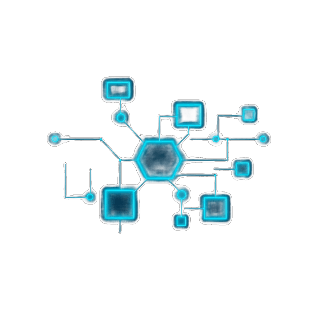 Ícone de fluxograma de processos